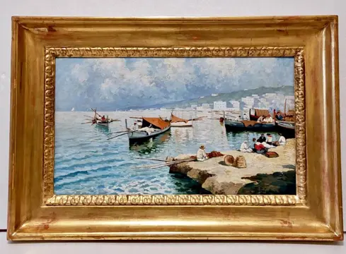 Attilio Pratella (1856-1949) - Ritorno dalla pesca