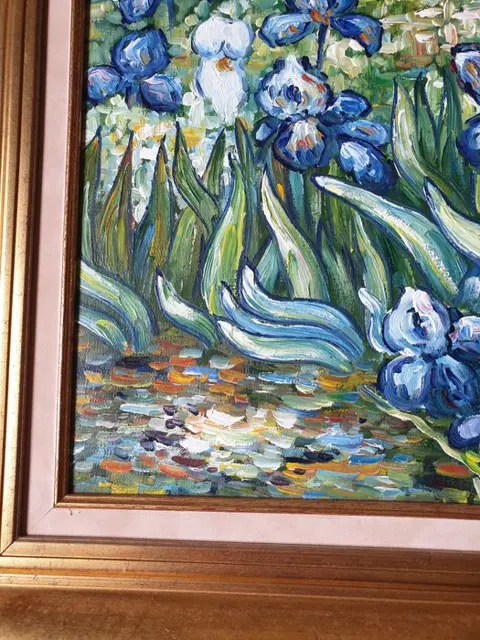 Laveran XXe - Les Iris d'après Vincent Van Gogh
