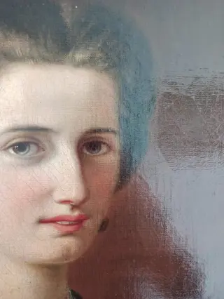 Scuola europea (XIX) - Ritratto di nobile donna