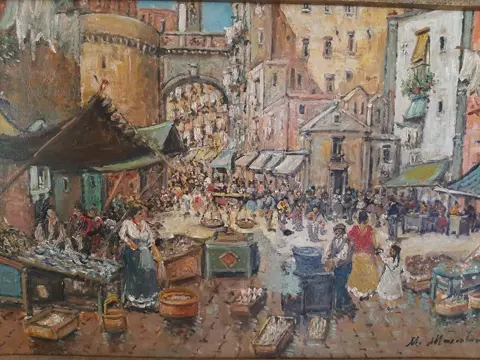 Ugo Mascolo (1948) - Mercato di Porta Capuana