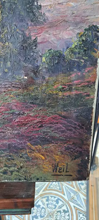 Fernand Weil XXe - Heather landscape