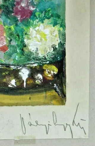 Europäische Schule (XX) - Blumenstillleben