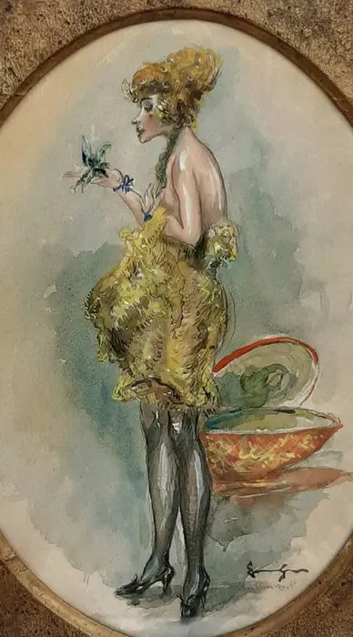 Ludwig Lutz Ehrenberger (1878-1950) - Der Blaue Vogel