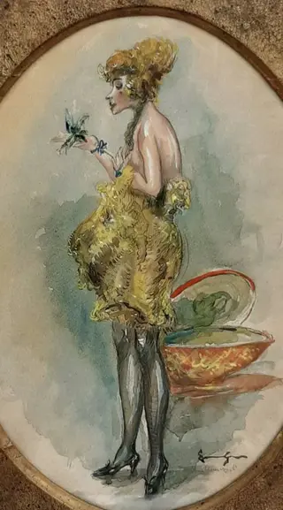 Ludwig Lutz Ehrenberger (1878-1950) - Der Blaue Vogel