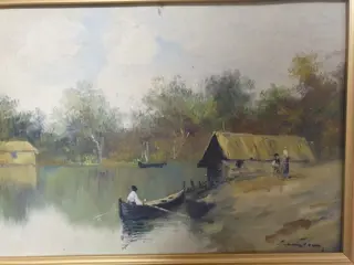 Constantin Ionescu (XX) - Cu barca pe lac