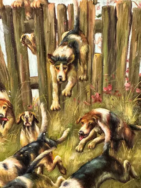 Steve Harris (XXème siècle) - Meute de chiens