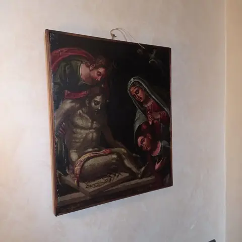 Scuola di Gerolamo Bassano (XVII) - Trasporto Cristo nel sepolcro