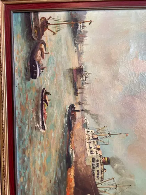 Hollandse school (XX) - Havengezicht