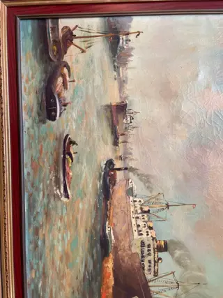 Hollandse school (XX) - Havengezicht