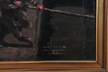 Attributed to Andor Károlyi (1894-1965) - Harbour in Amsterdam, 1925