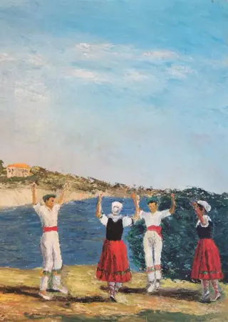 P Coudré XXe - La fête au Pays Basque