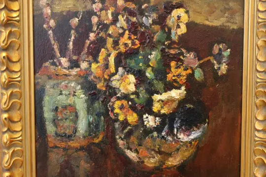 Evert Moll (1876-1955) - Anemonen dubbel vaas