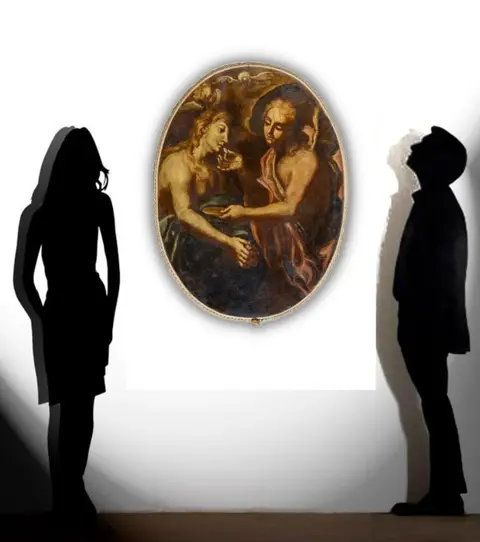 Scuola tedesca (XVIII) - Comunione e assunzione della Maddalena