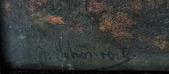 Julius Schönrock (1835-1878) - Berghof im Salzkammergut