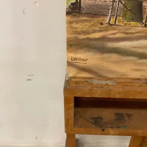 Reint Withaar (1928-2015) - Huis in het bos