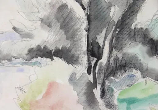 René Sautin (1881-1968) - L’arbre près de la Seine