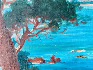 François Charles Baude (1880-1953) - L’été à Saint-Raphaël (French Riviera)