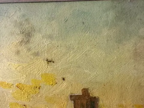 Peradon pierre-edmond (1893 - 1981) - Coucher de soleil sur Courseulles