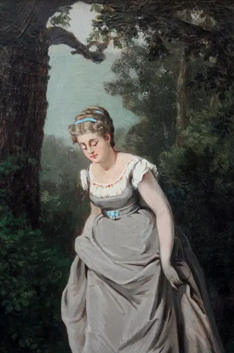 Jacobus Leisten (1844-1918) - Walk in the forest