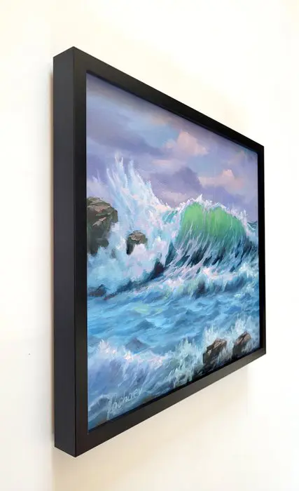 Marat Pashaev (XXI) - Zeegolven met rotsen