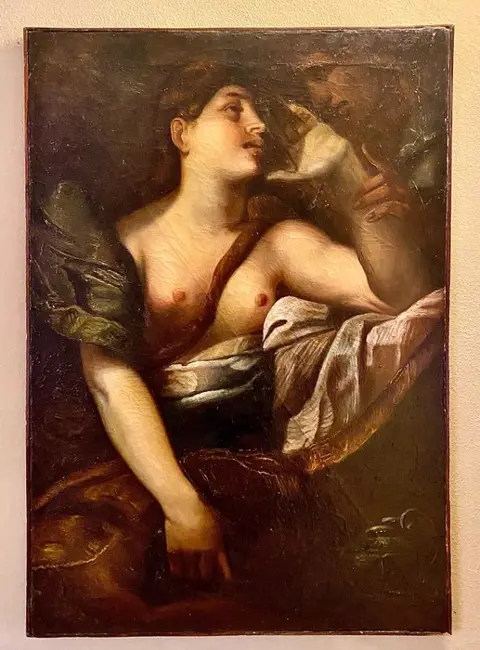 Giulio Cesare Procaccini (Da), XIX - La Maddalena penitente con un angelo