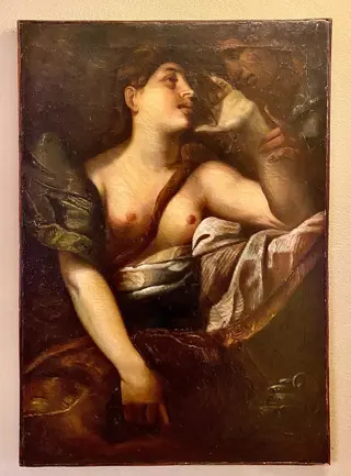 Giulio Cesare Procaccini (Da), XIX - La Maddalena penitente con un angelo