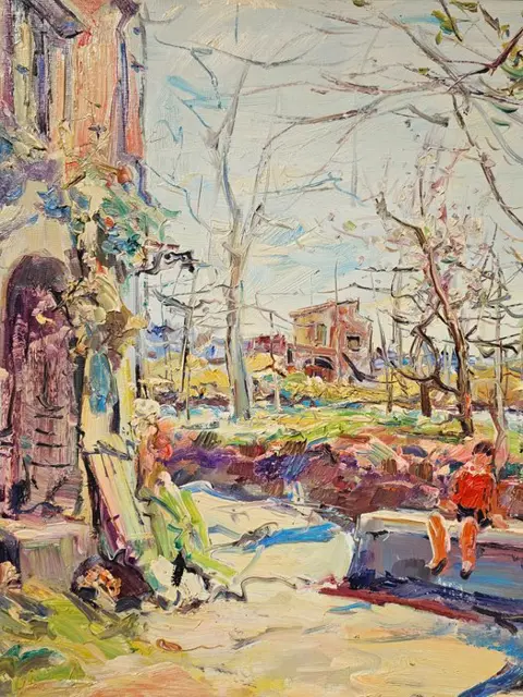 Nicola Canzanella (1934-2014) - In campagna