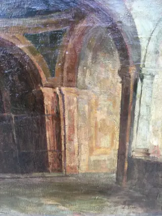 Cesara Mottironi (1894-?) - Altare di una Chiesa