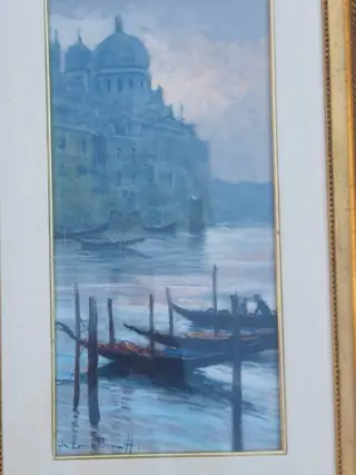Antonio Bonetti (XX) - Venezia vista dalla laguna