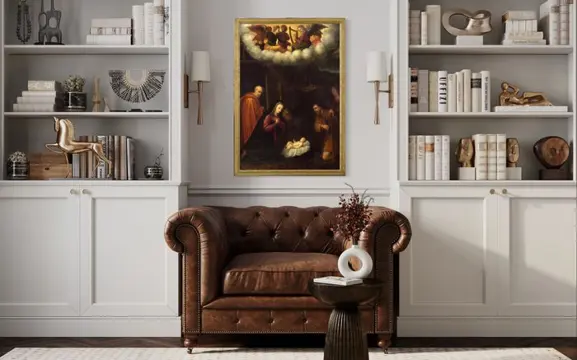 Scuola Italiana (XVI-XVII) - Adorazione dei pastori