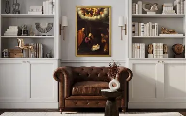 Scuola Italiana (XVI-XVII) - Adorazione dei pastori