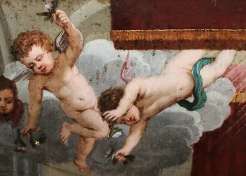 Escuela Italiana (XVIII) - La virgen comulgando