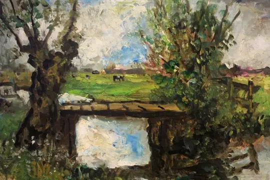 Joop Joosten (1898-1980) - Koeien in de wei