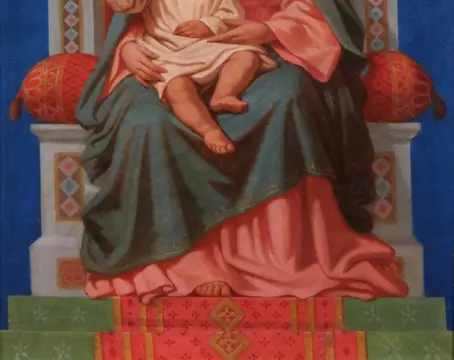 Alexandre Debelle (1805-1897) - Virgin and Child, project for the Blanchet chapel in Rives, Isère (1847)