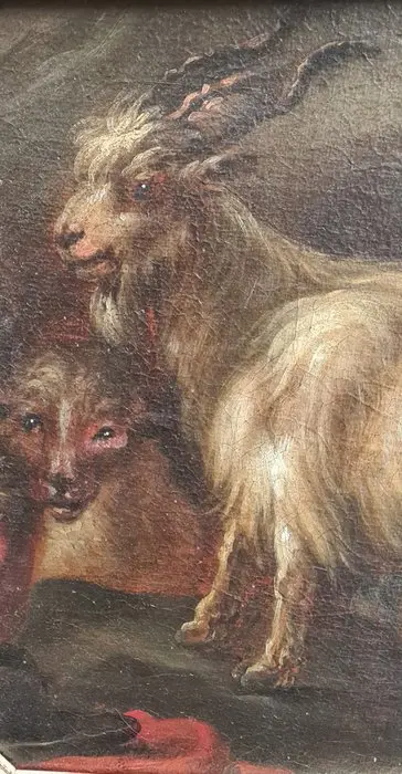 Philipp Peter Roos (c.1655-1706), cerchia di - Pastore con armenti e rovine