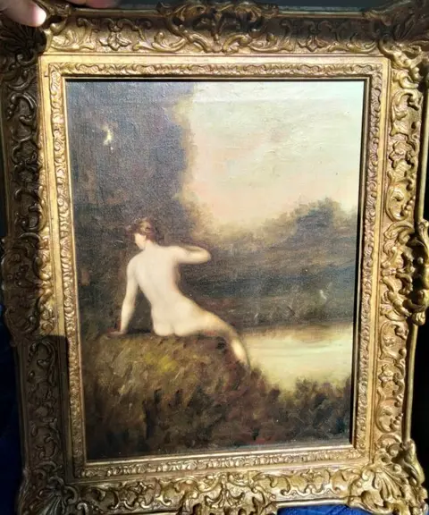 Federico Rossano (1835-1912) - Ninfa sul lago