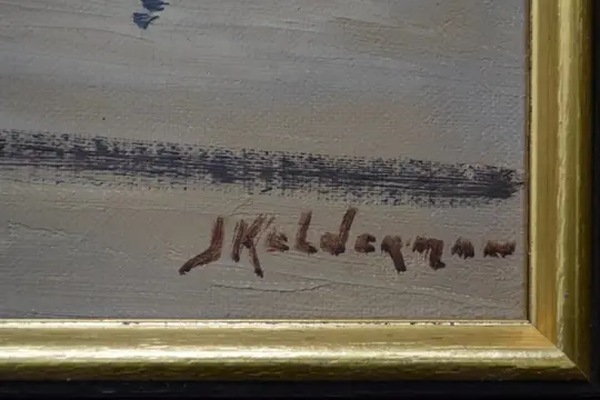 Jan Kelderman (1914-1990) - Stadsgezicht