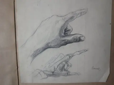 Ludwig Berwald (1865-1943) - Academic Hand Studies (13)
