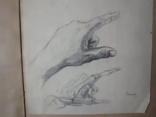 Ludwig Berwald (1865-1943) - Academic Hand Studies (13)