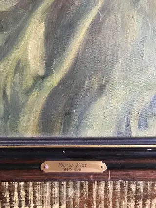 Marie Pilat (1883-1977) - Stilleben-Freimaurer-Tisch