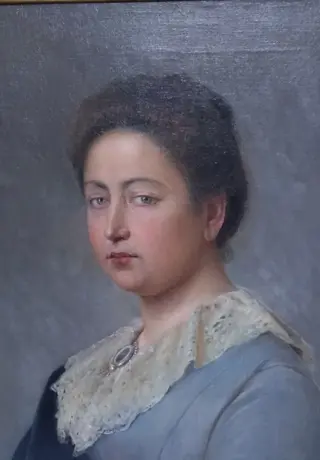 Gaetano Esposito (1858-1911) - Ritratto di nobildonna