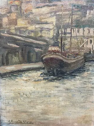 Ezechiele Guardascione ( 1875-1948) - Marina