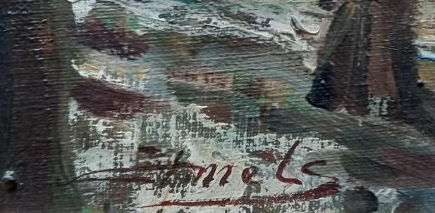 Jacques Mels (1899-1974) - Boerderijen in de winter