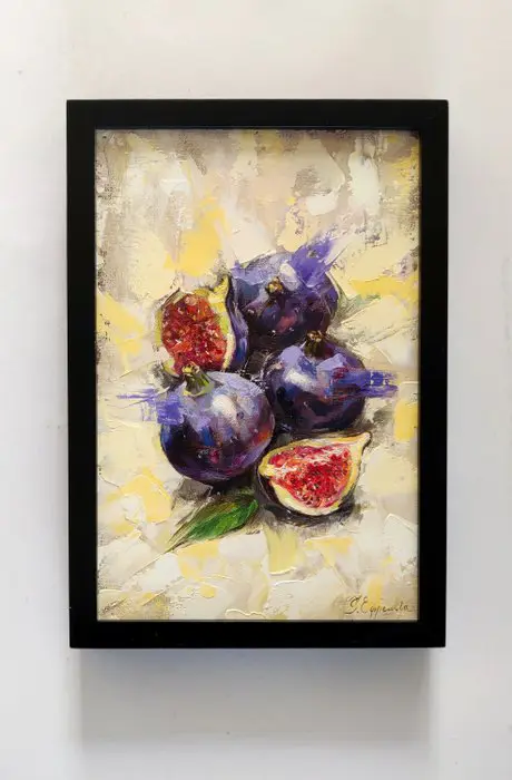 Galina Efremcun (XXI) - Impressionistisch stilleven met vijgen