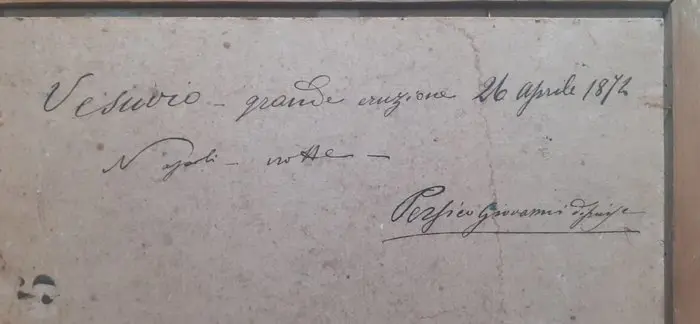 Scuola Italiana (XX) - Eruzione del vesuvio