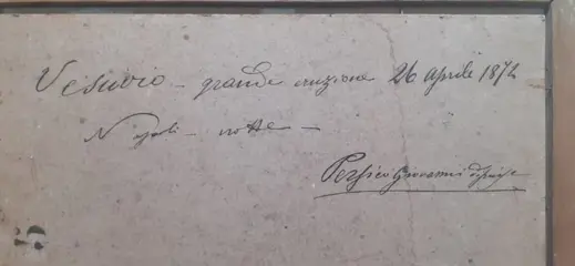 Scuola Italiana (XX) - Eruzione del vesuvio