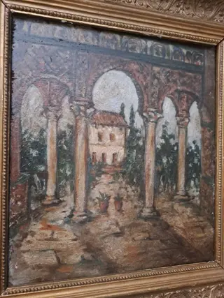 escuela orientalista - Interior de patio