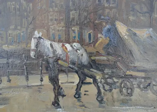 Hollandse school (XX) - Amsterdams straattafereel