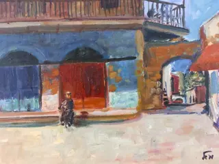 Michel Elkaim (XX) - Tsfat en Israël