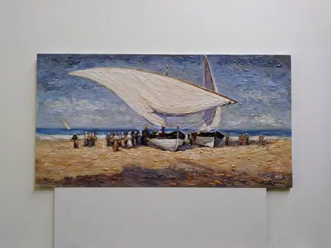 Emilio Zurrón Jimenez (1951) - La Vuelta de la Pesca, Estilo Sorolla